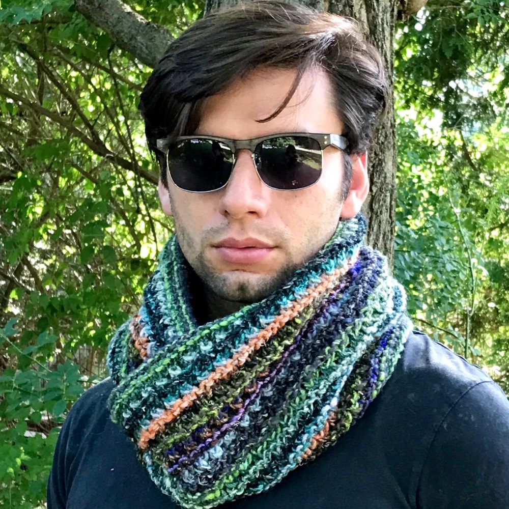 Handmade Infinity Style Scarf for Women & Men (K30-39H)